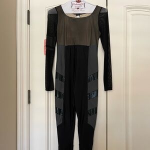 Creative Costuming Designs black unitard size medium